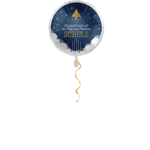 Planet Schule Ballon - 43 cm