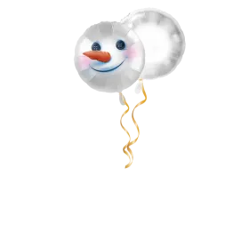 Schneemann Ballon-Set