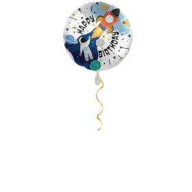 Happy Birthday Rakete Ballon - 43cm