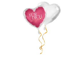 Für dich von Herzen satin Ballon-Set