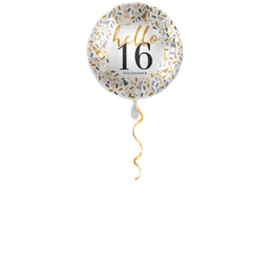 Hello 16 ballon - 43 cm