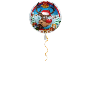 Rentier satin Ballon - 43cm