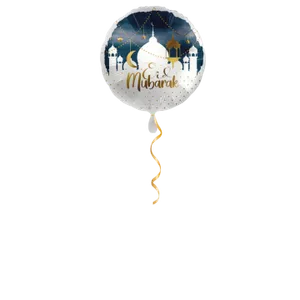 Eid Mubarak skyline ballon - 43cm