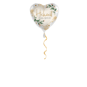 Hochzeit herzlichen Glückwunsch Ballon - 43cm