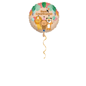 Buon Compleanno Dschungel Ballon - 46cm IT