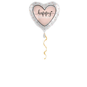 Happy Birthday satin Ballon - 43cm