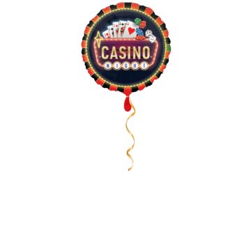Casino Night Ballon - 71cm
