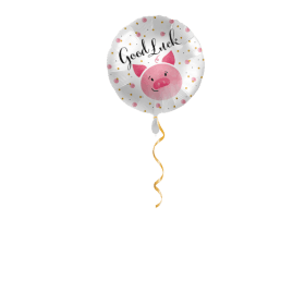 Good luck Schwein Ballon - 43cm