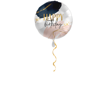 Happy Birthday modern Ballon - 43cm