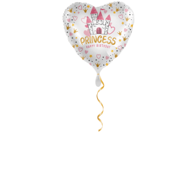 Happy Birthday Princess Ballon - 43cm