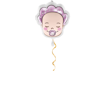 Baby Mädchen Ballon - 43 cm