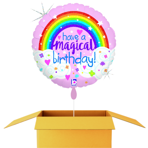 Magical Birthday Regenbogen Ballon - 46cm