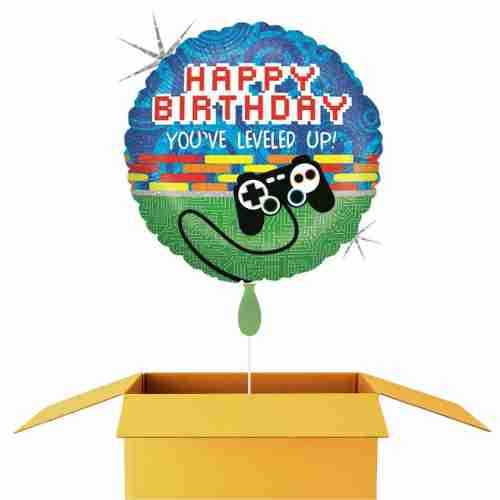 Happy Birthday you've leveled up Ballon - 46 cm