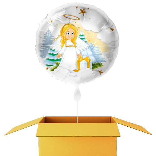 Christkind mit Geschenk Ballon - 43cm