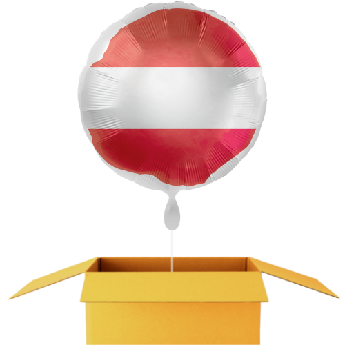 Österreich Flagge Ballon - 43cm