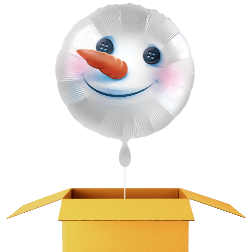 Ballon bonhomme de neige - 43cm