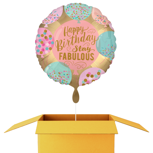 Happy Birthday stay Fabulous Ballon - 43cm