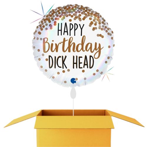 Happy Birthday Dick Head Ballon - 46cm