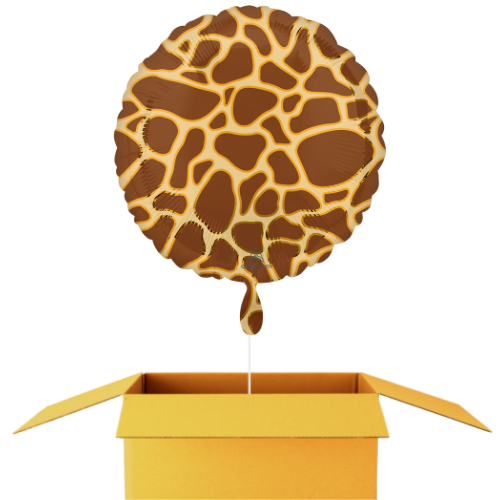Giraffe Print Rund Ballon - 43 cm
