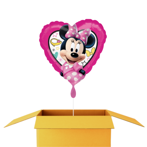 Minnie Mouse Herz Ballon - 43cm