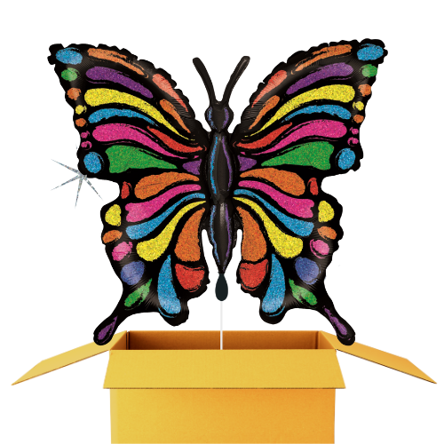 Papillon coloré ballon - 50cm
