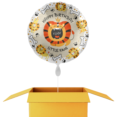 Happy Birthday roar lion ballon - 43cm