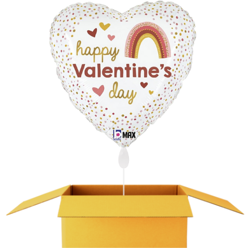 Happy valentines day coeurs ballon - 46cm