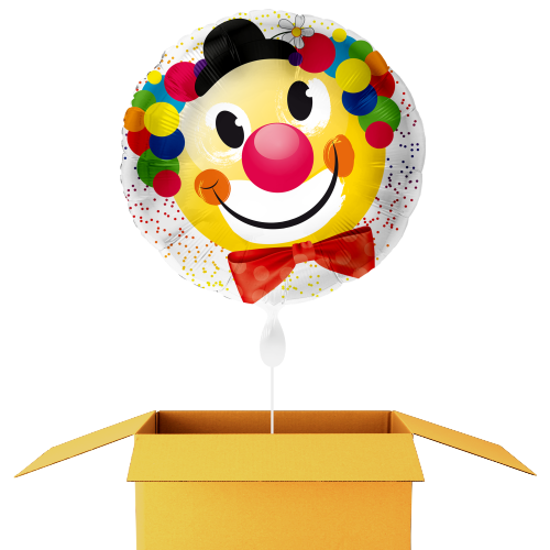 Ballon clown joyeux – 43cm