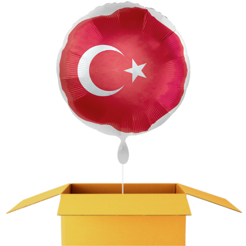 Ballon drapeau Turquie - 43cm